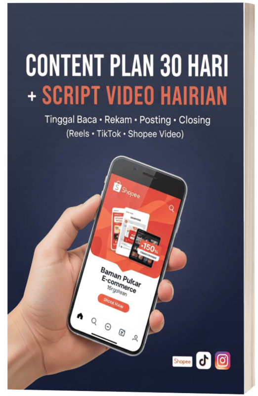 Content Plan 30 Hari + Script Video Harian